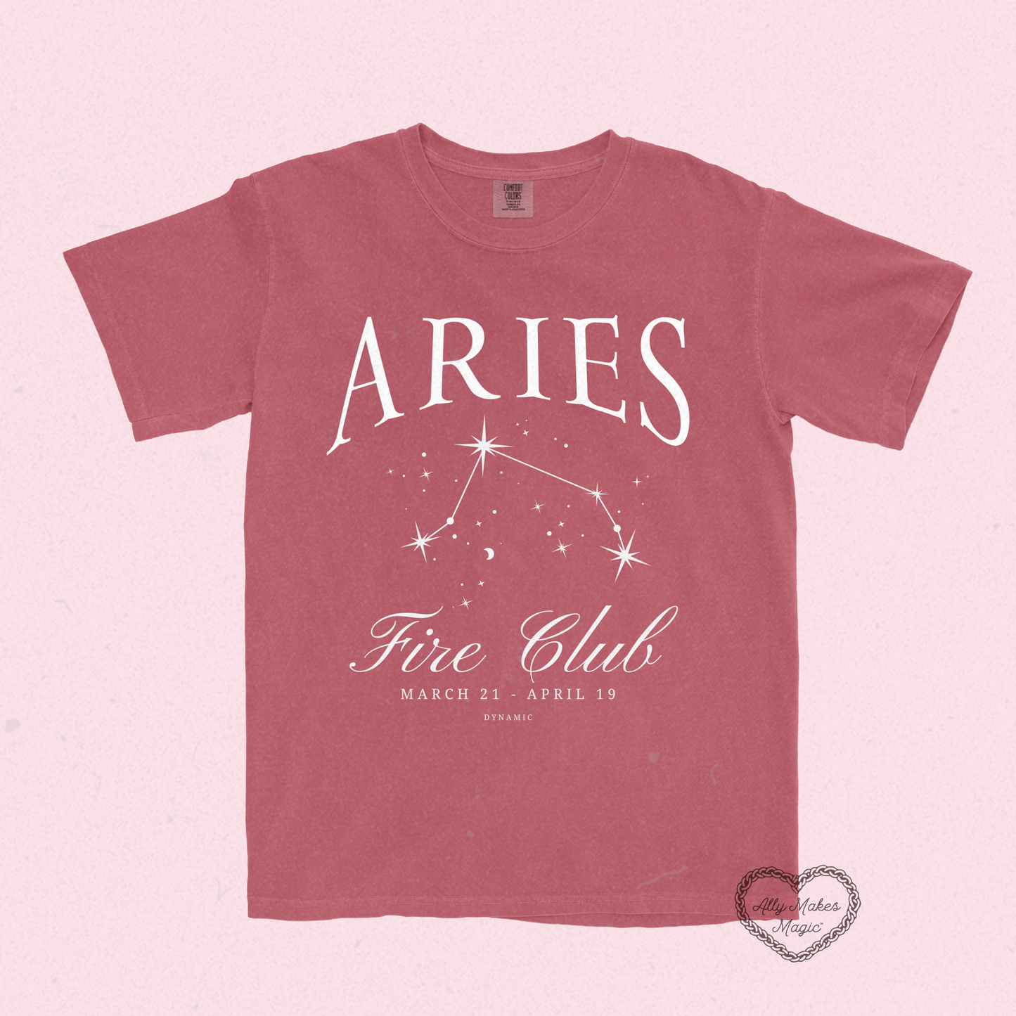 aries zodiac tee | comfort colors