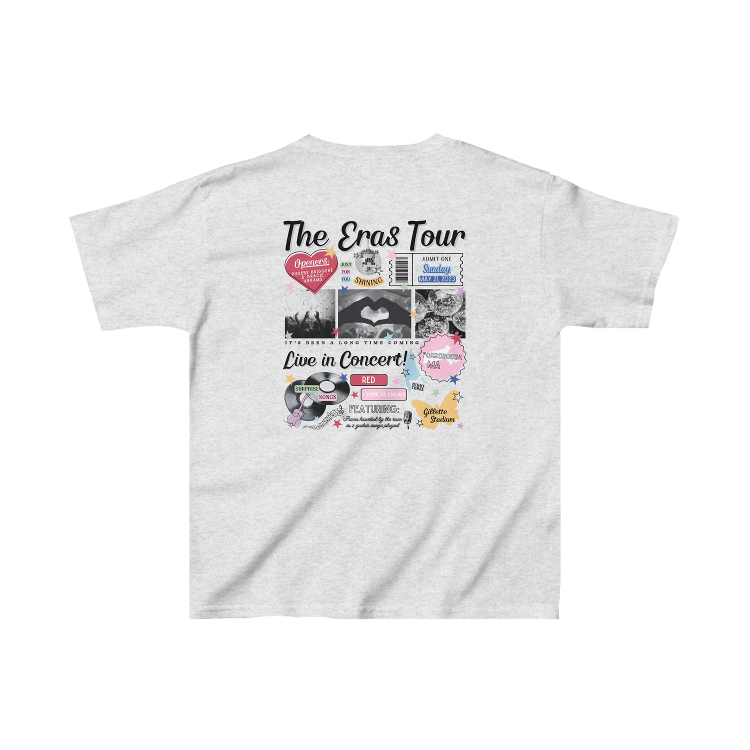 foxborough night 3 youth retro tee