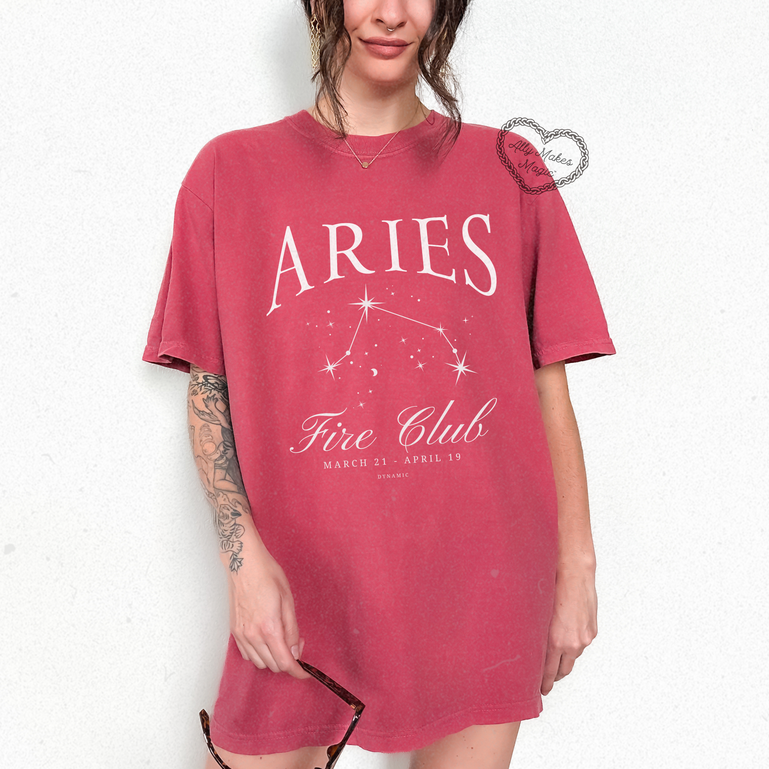 aries zodiac tee | comfort colors