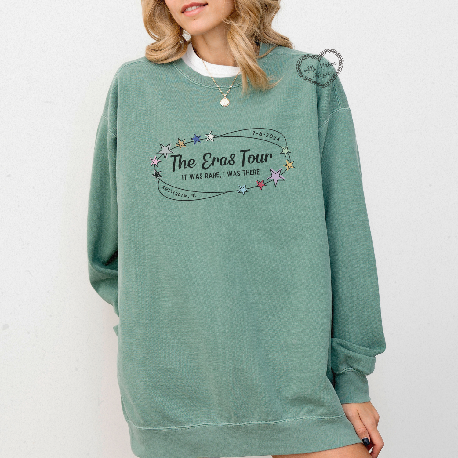 amsterdam night 3 retro pullover | comfort colors