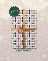 eras argyle wrapping paper