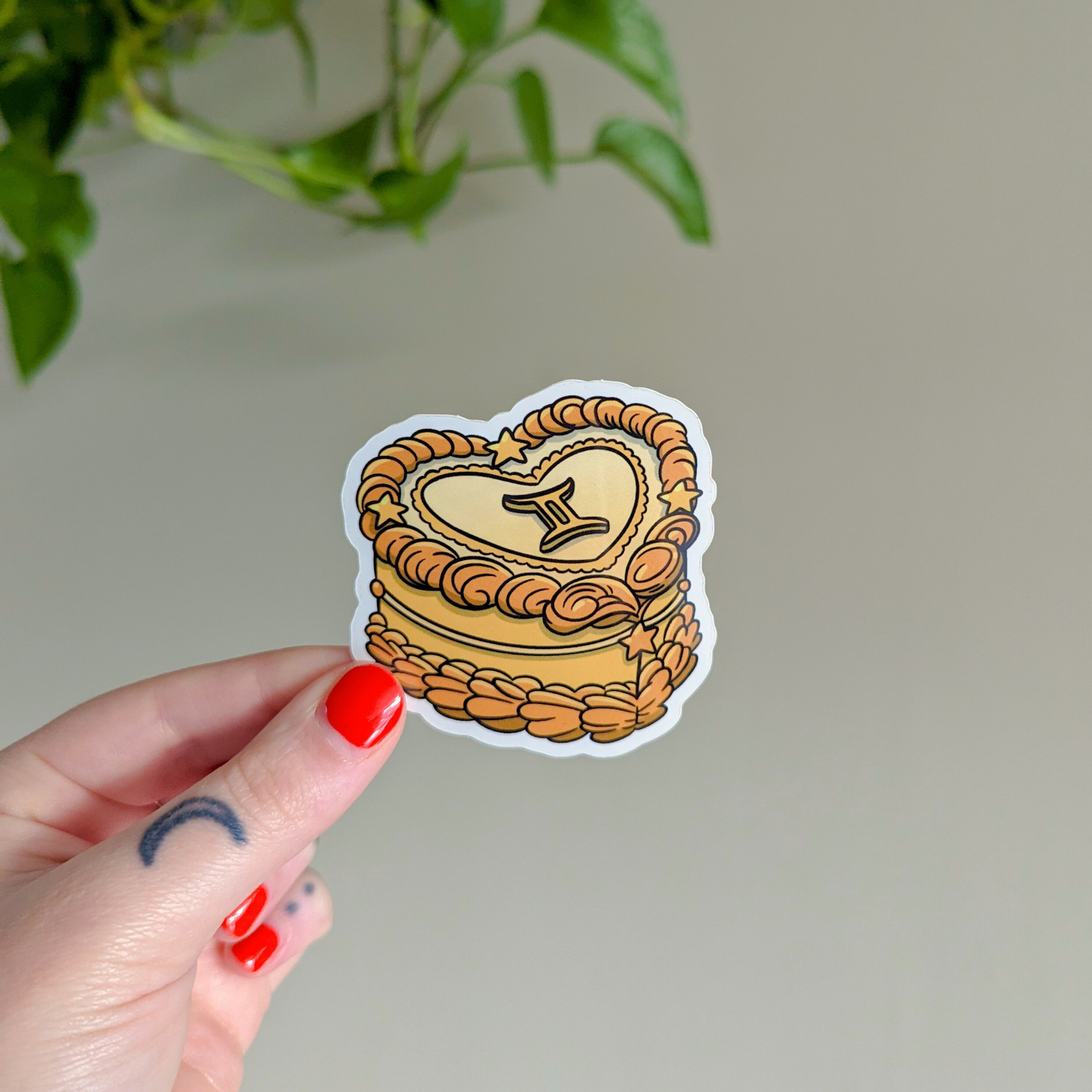 zodiac cake stickers