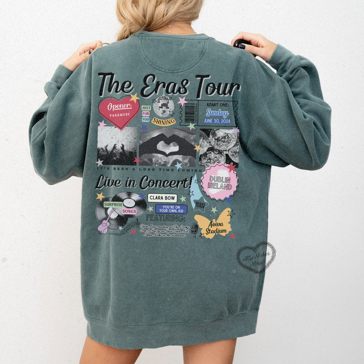 dublin night 3 retro pullover | comfort colors