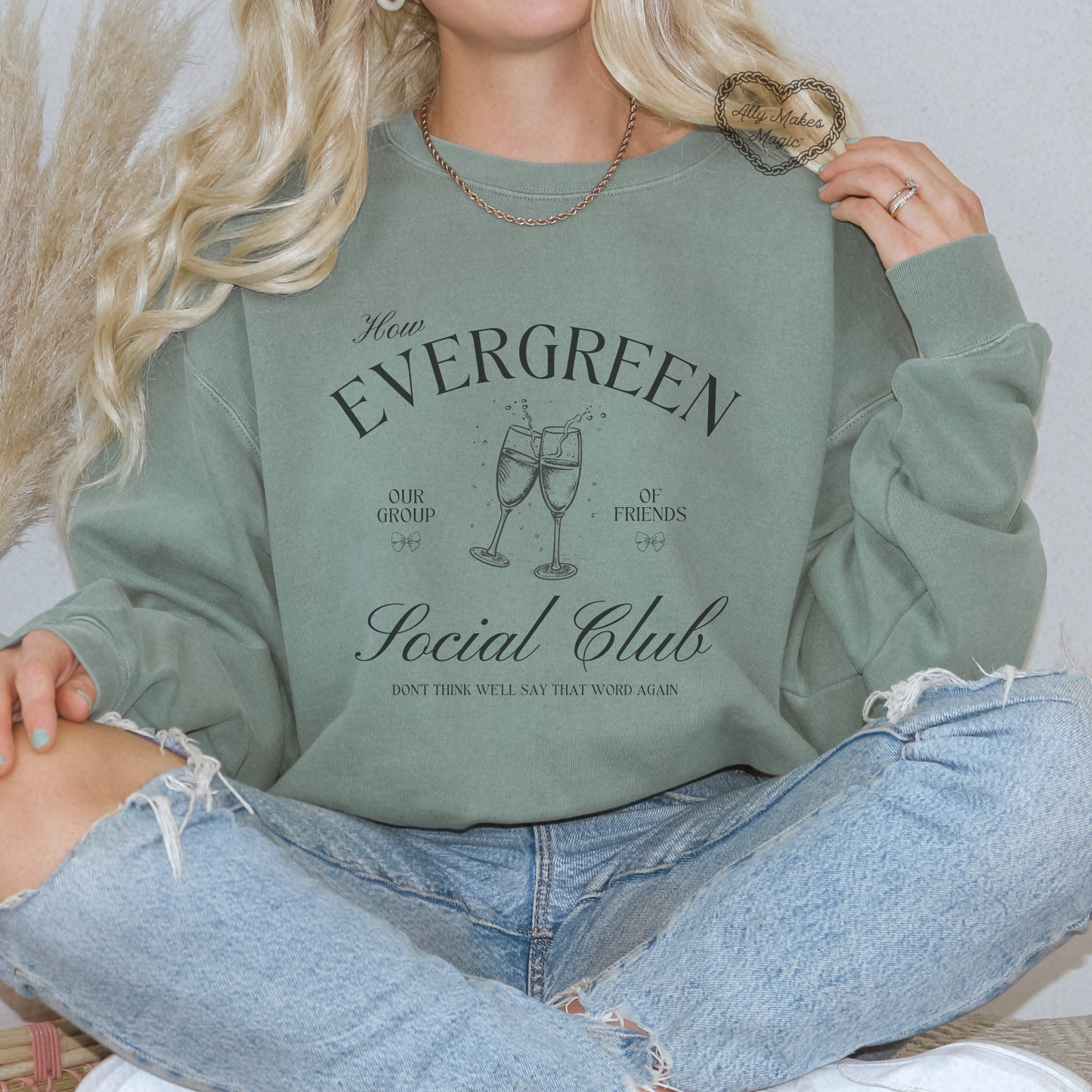 evergreen social club crewneck