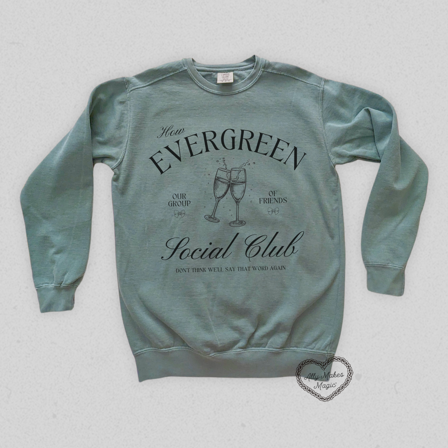 evergreen social club crewneck