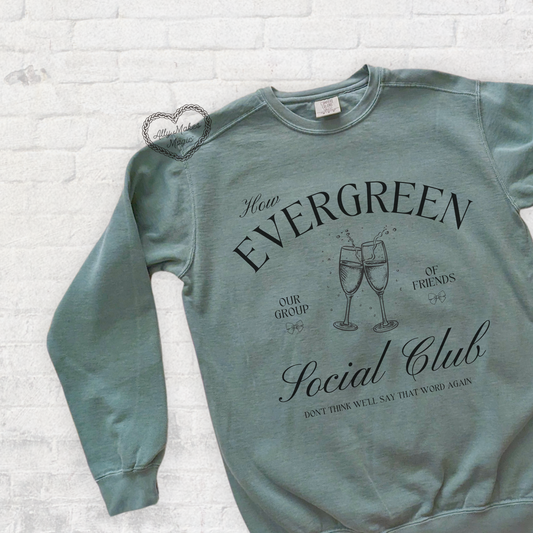 evergreen social club crewneck