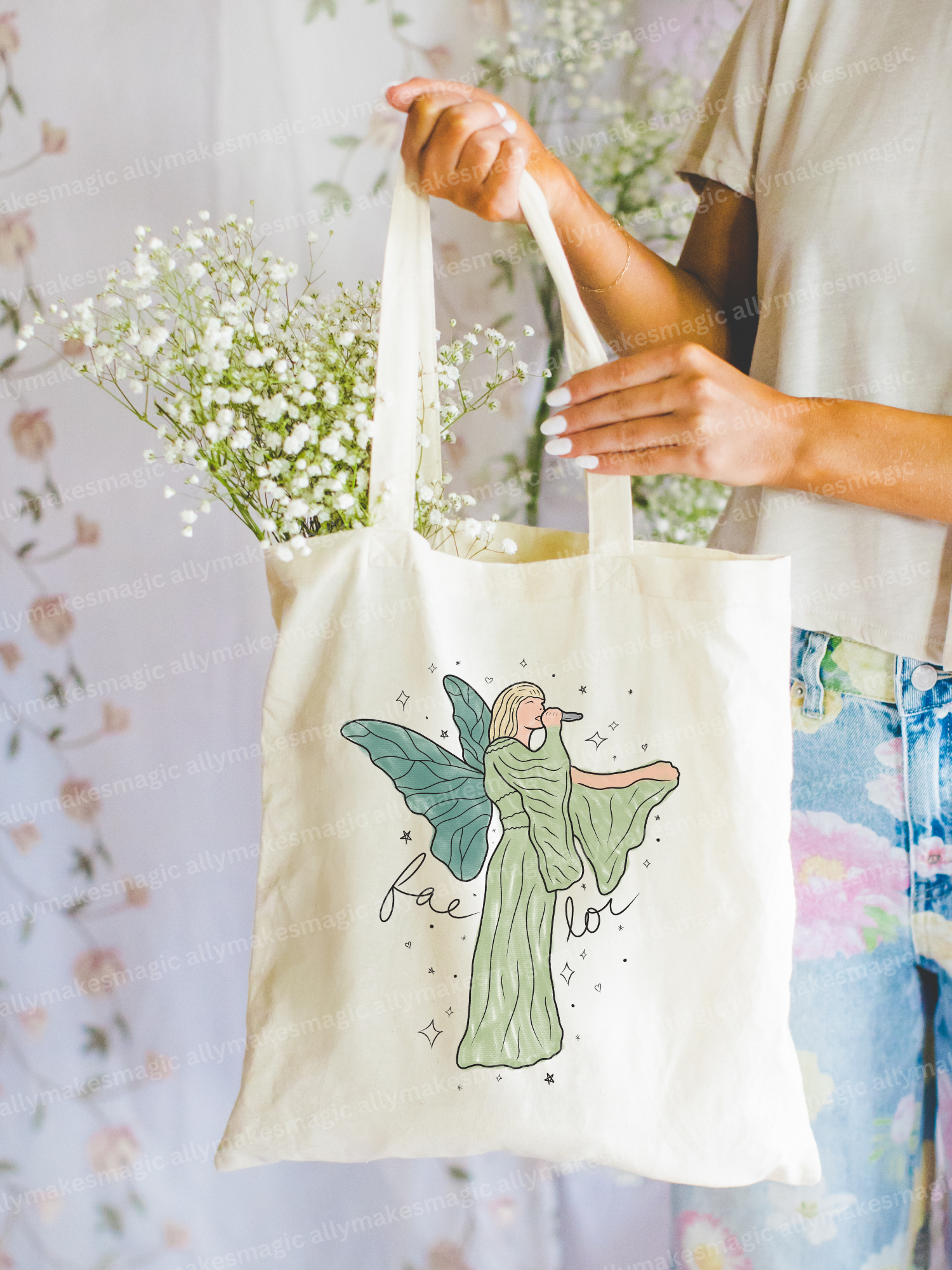 fae-lor tote bag