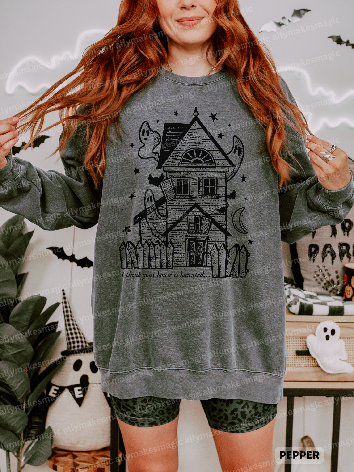 ur house is haunted pullover