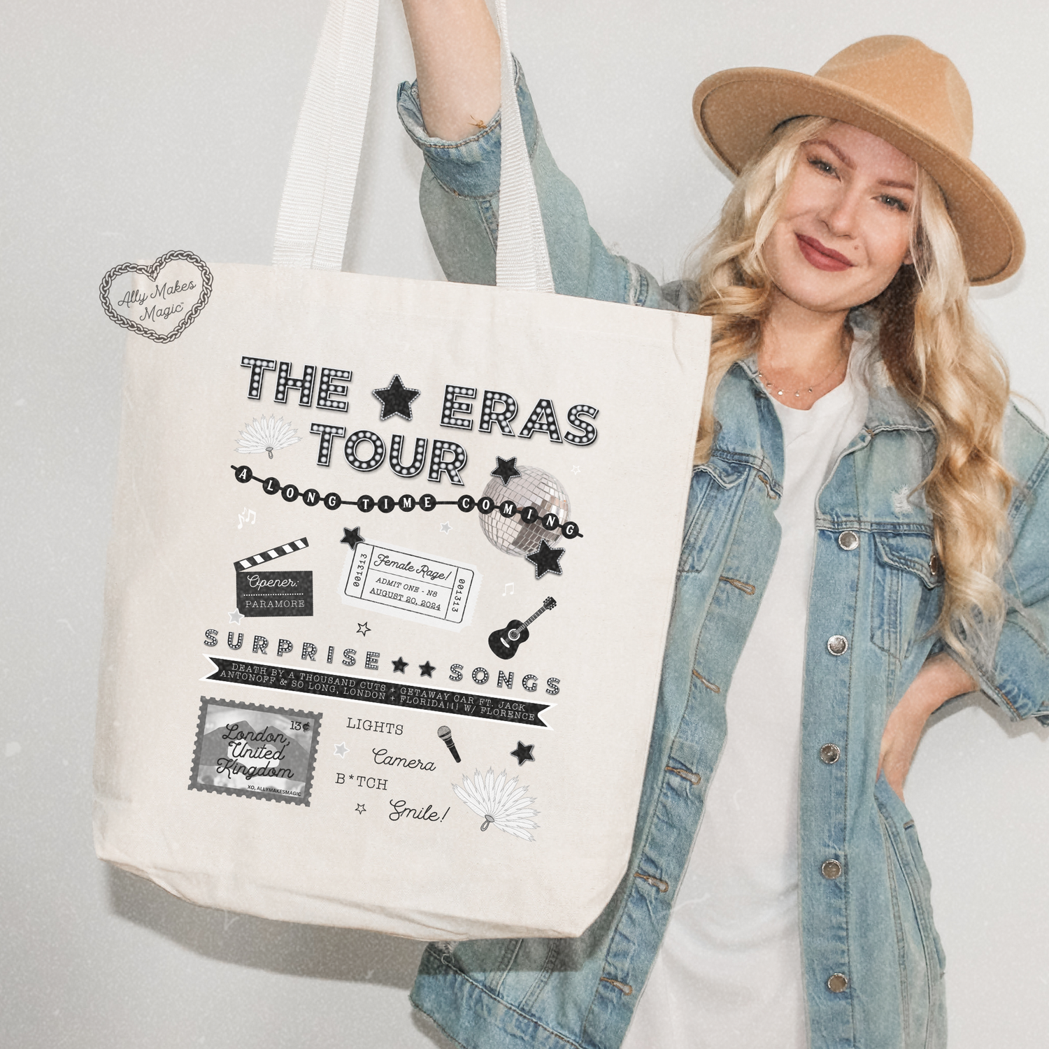 london night 8 tote bag *custom*