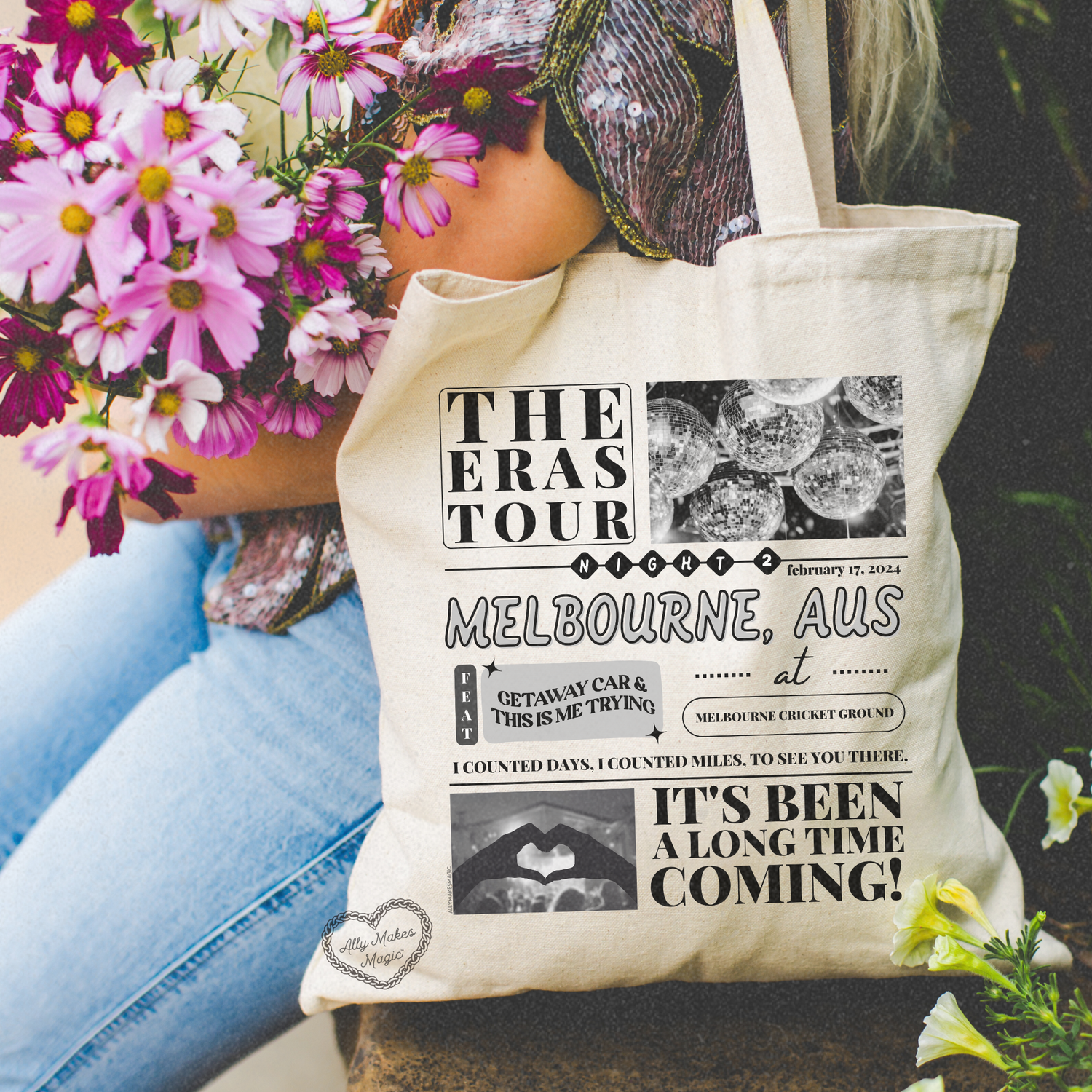 melbourne night 2 tote bag *custom*
