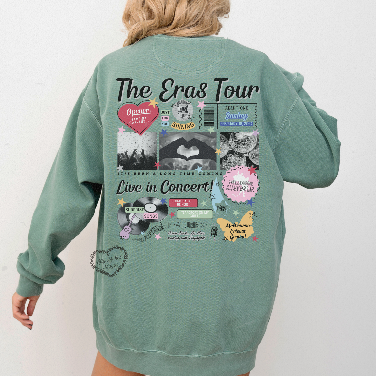 melbourne night 3 pullover | comfort colors *custom*