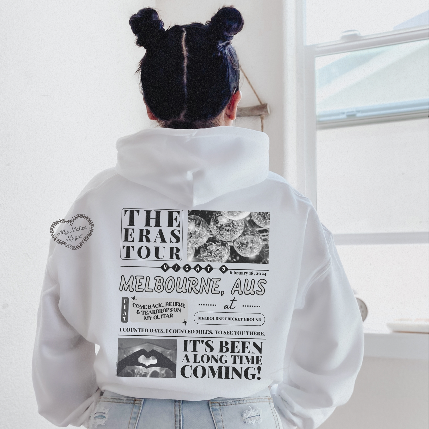 melbourne night 3 hoodie *custom*