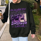 cry my eyes (violet) sweater