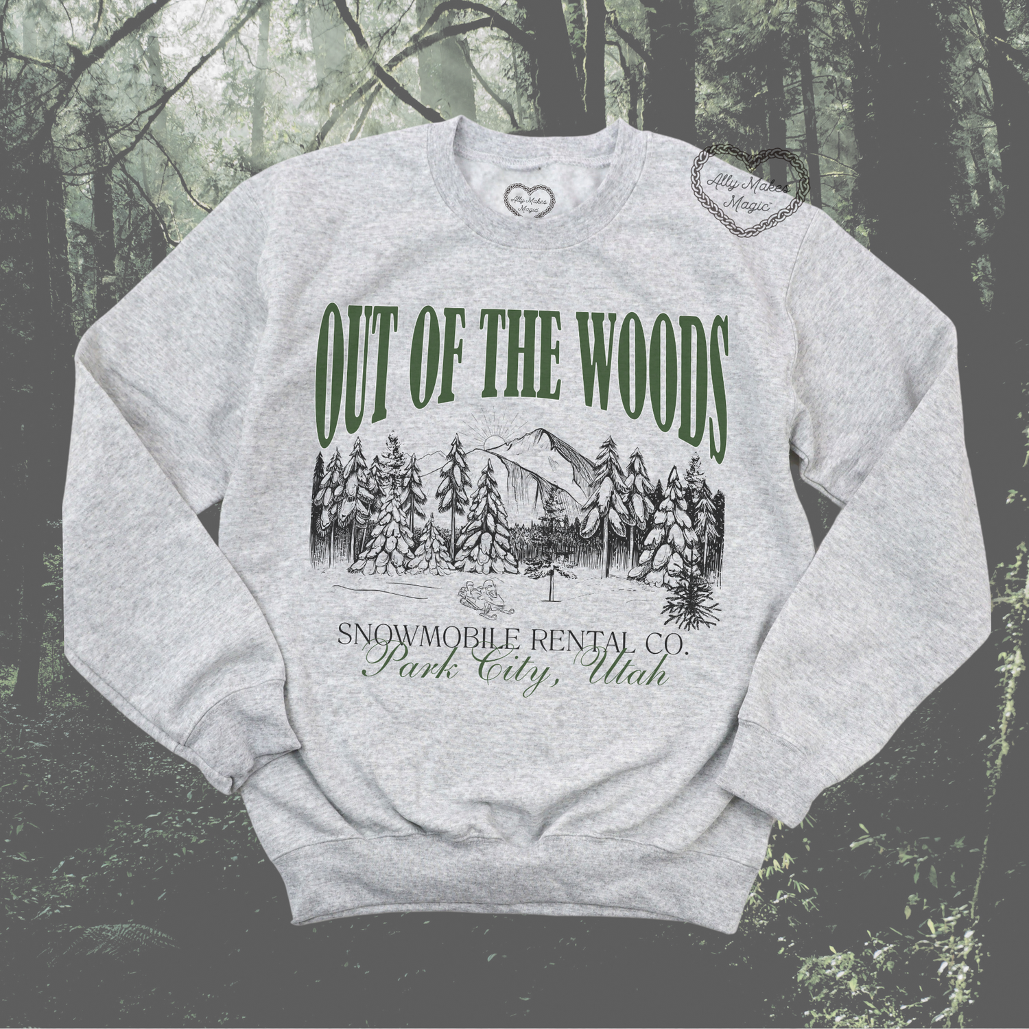 snowmobile rental co. crewneck