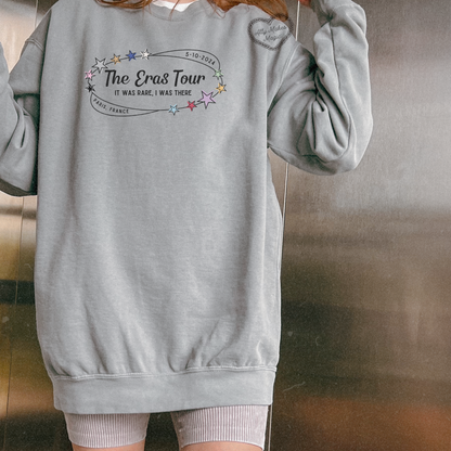 paris night 2 retro pullover | comfort colors