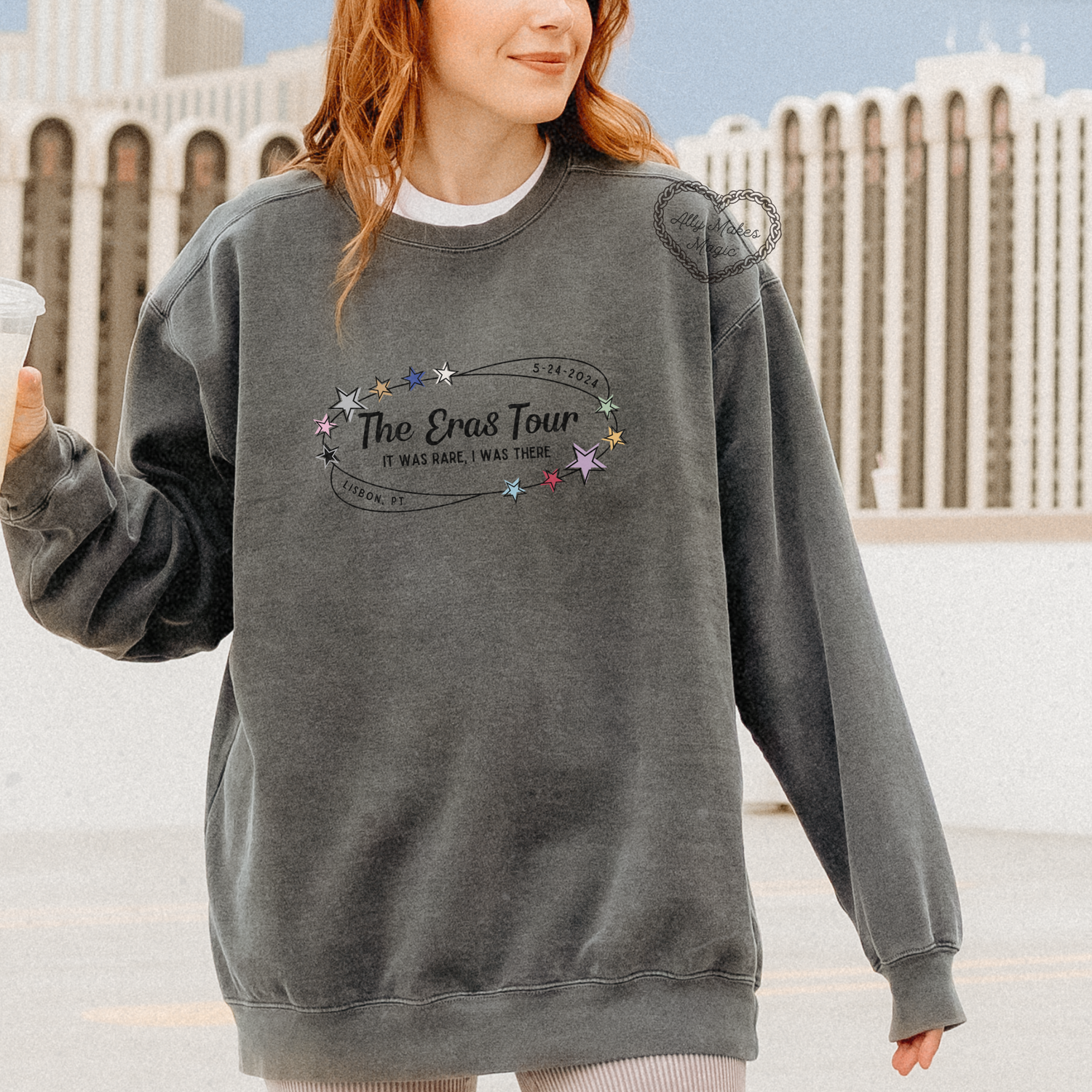 lisbon night 1 retro pullover | comfort colors