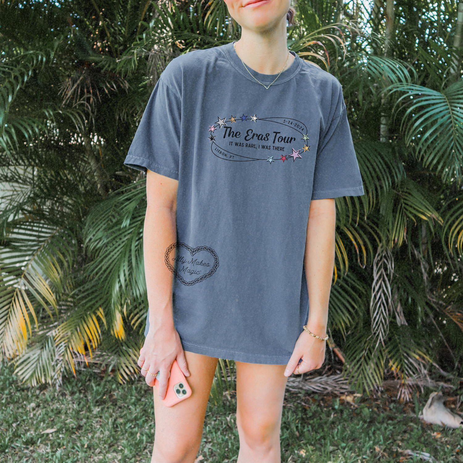 lisbon night 1 retro tee | comfort colors