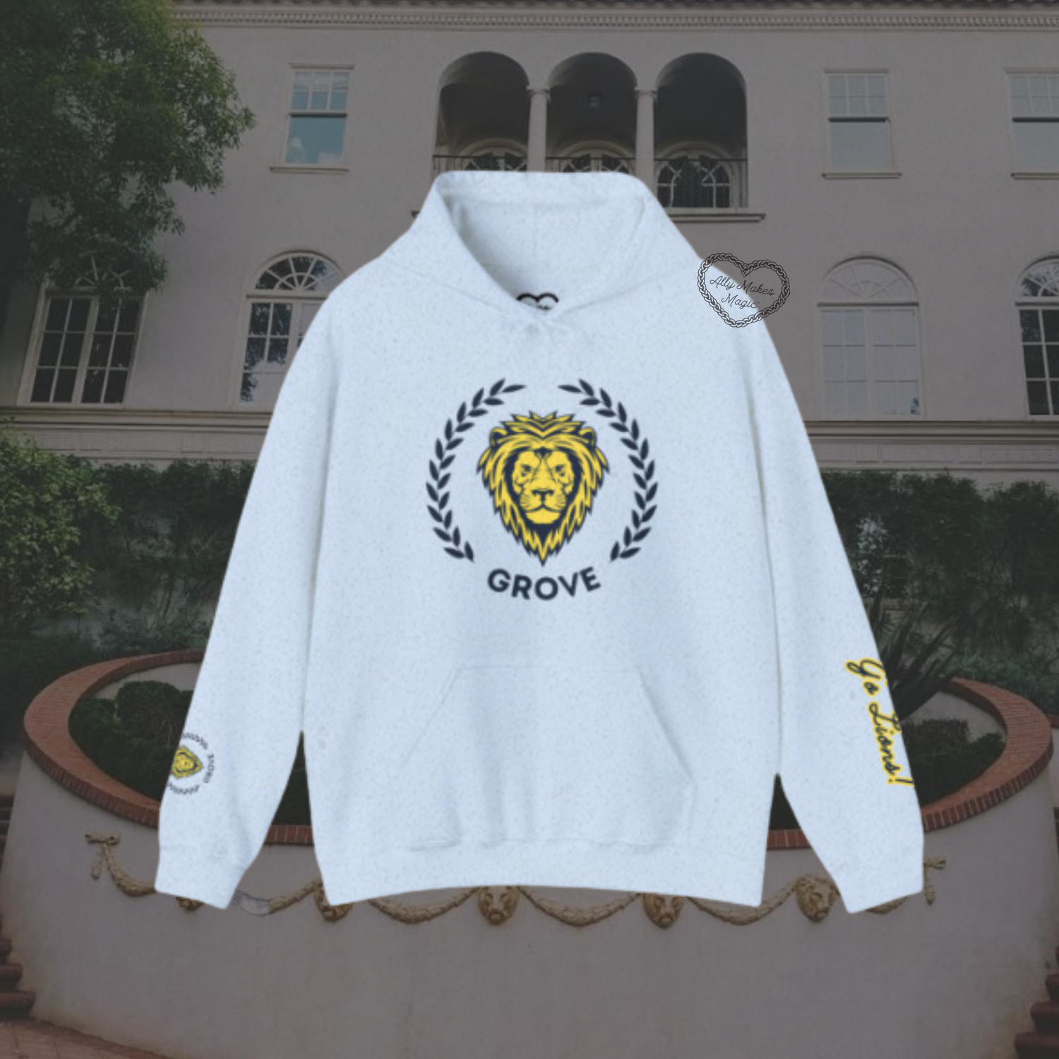 grove hs lions hoodie