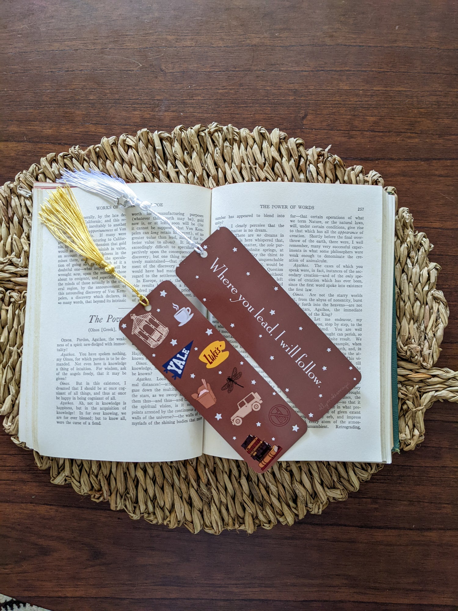 stars hollow bookmark (no tassel)