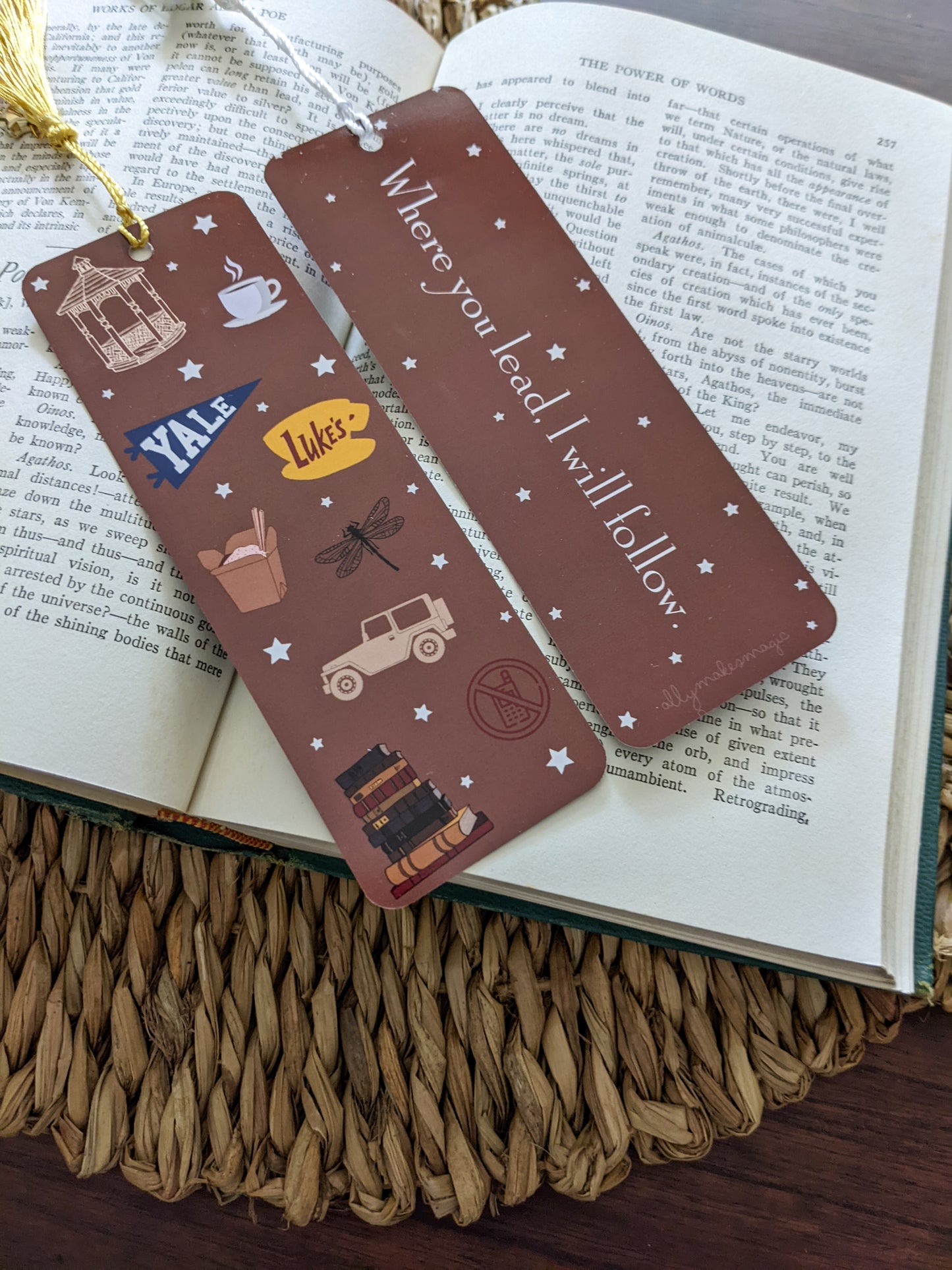 stars hollow bookmark (no tassel)