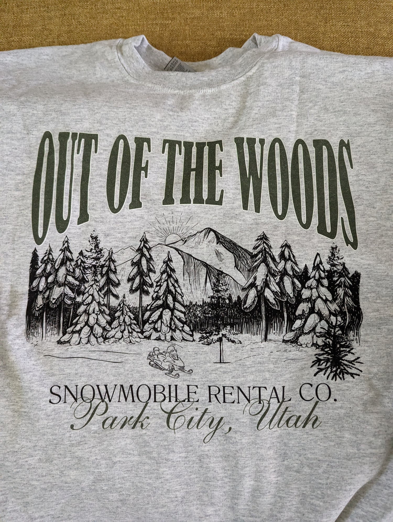 snowmobile rental co. crewneck