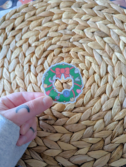 eras wreath sticker