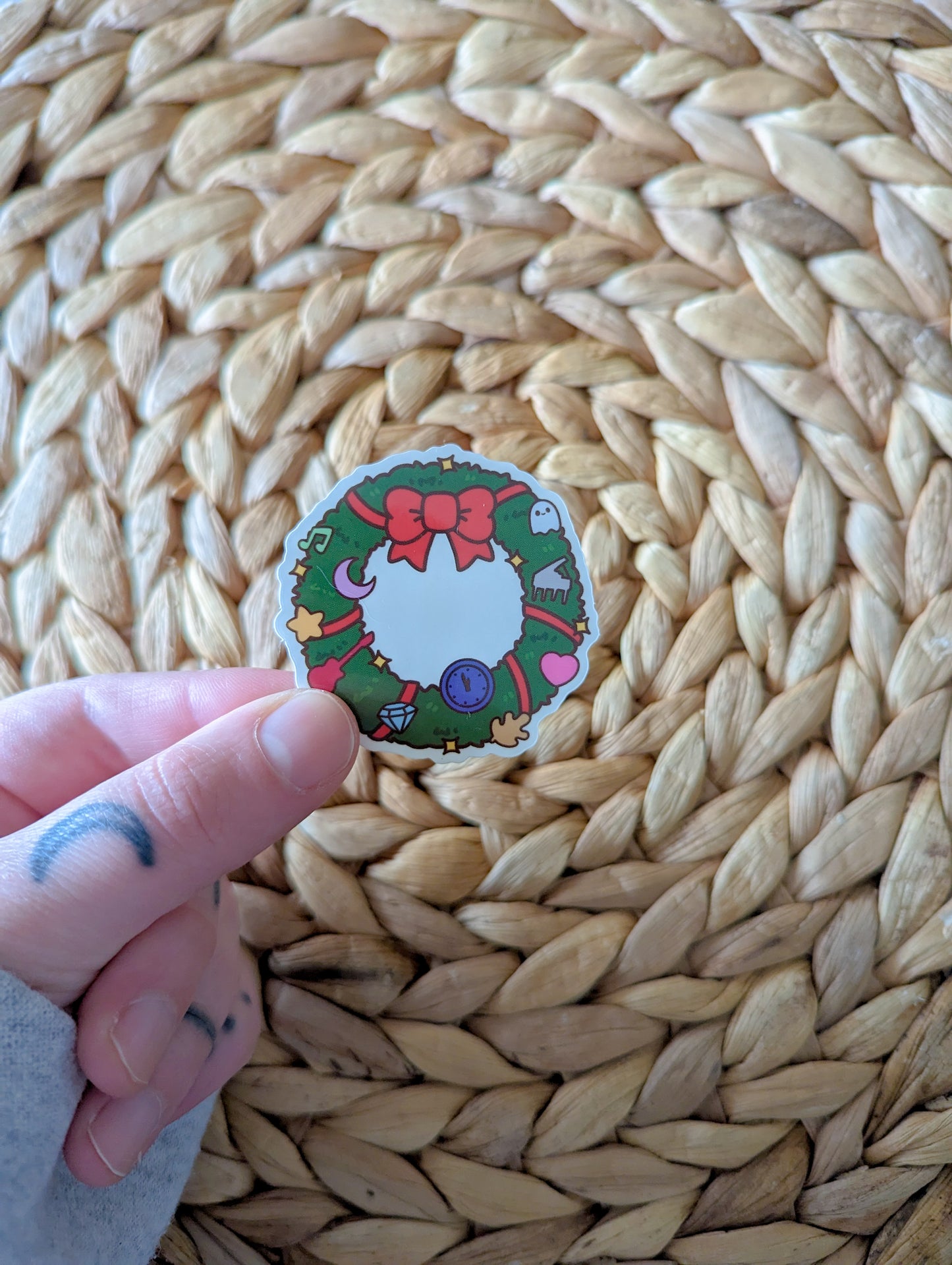 eras wreath sticker