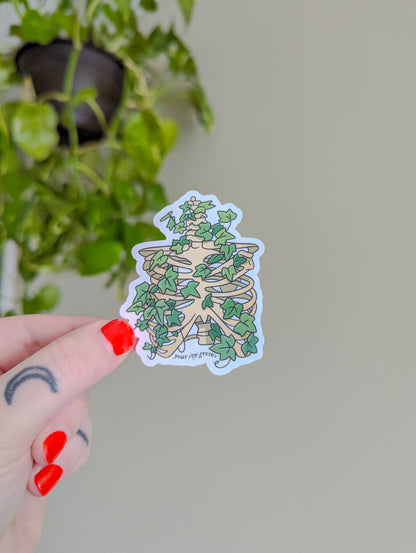 your ivy grows sticker