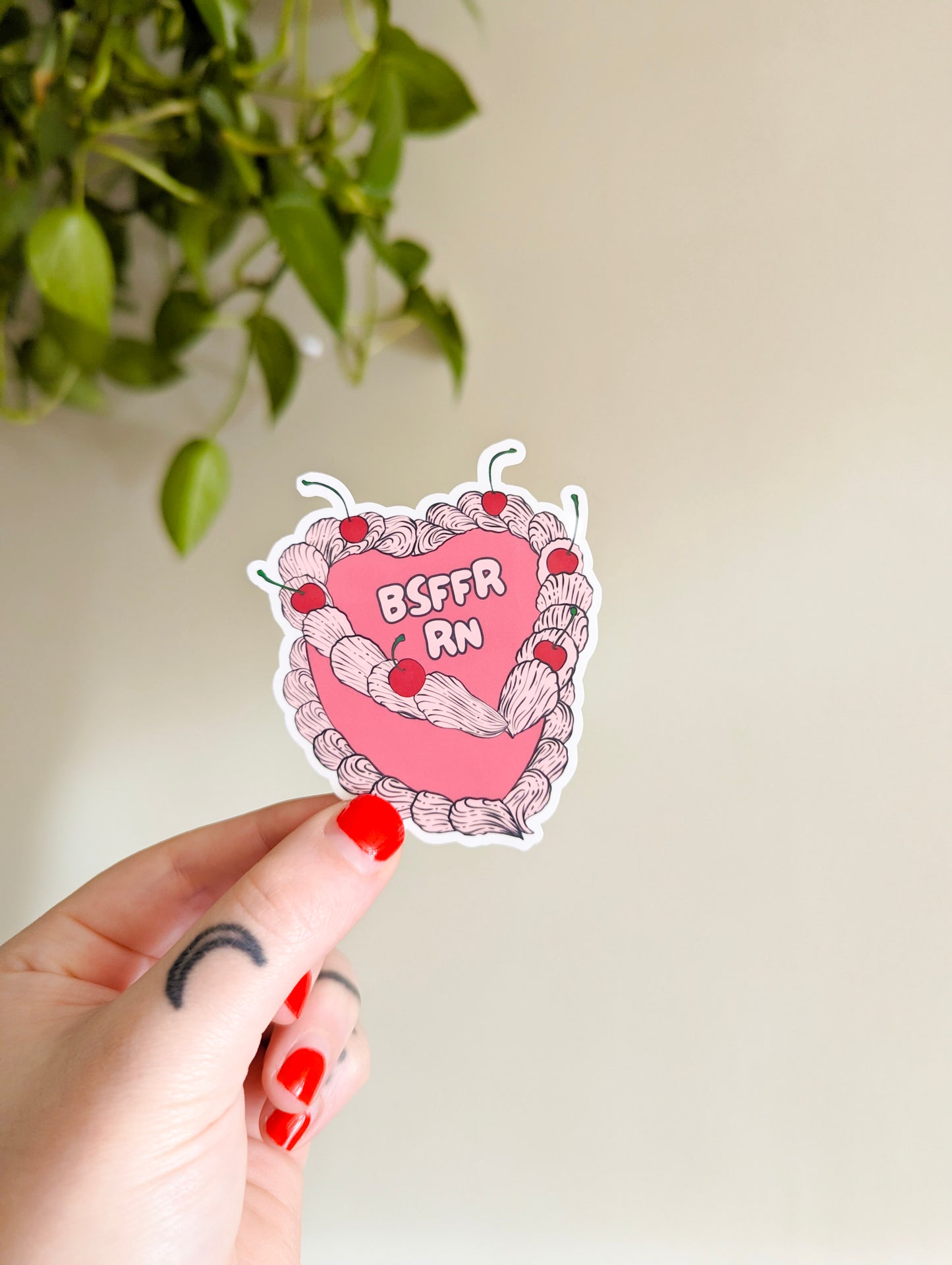 bsffr cherry cake sticker