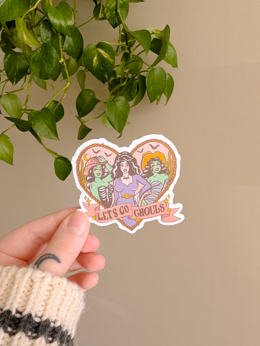 let's go ghouls sticker