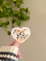 hallow-heart sticker