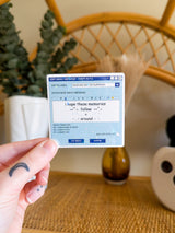 eras y2k chat stickers