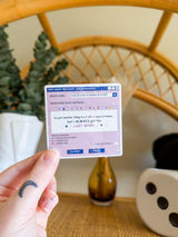 eras y2k chat stickers