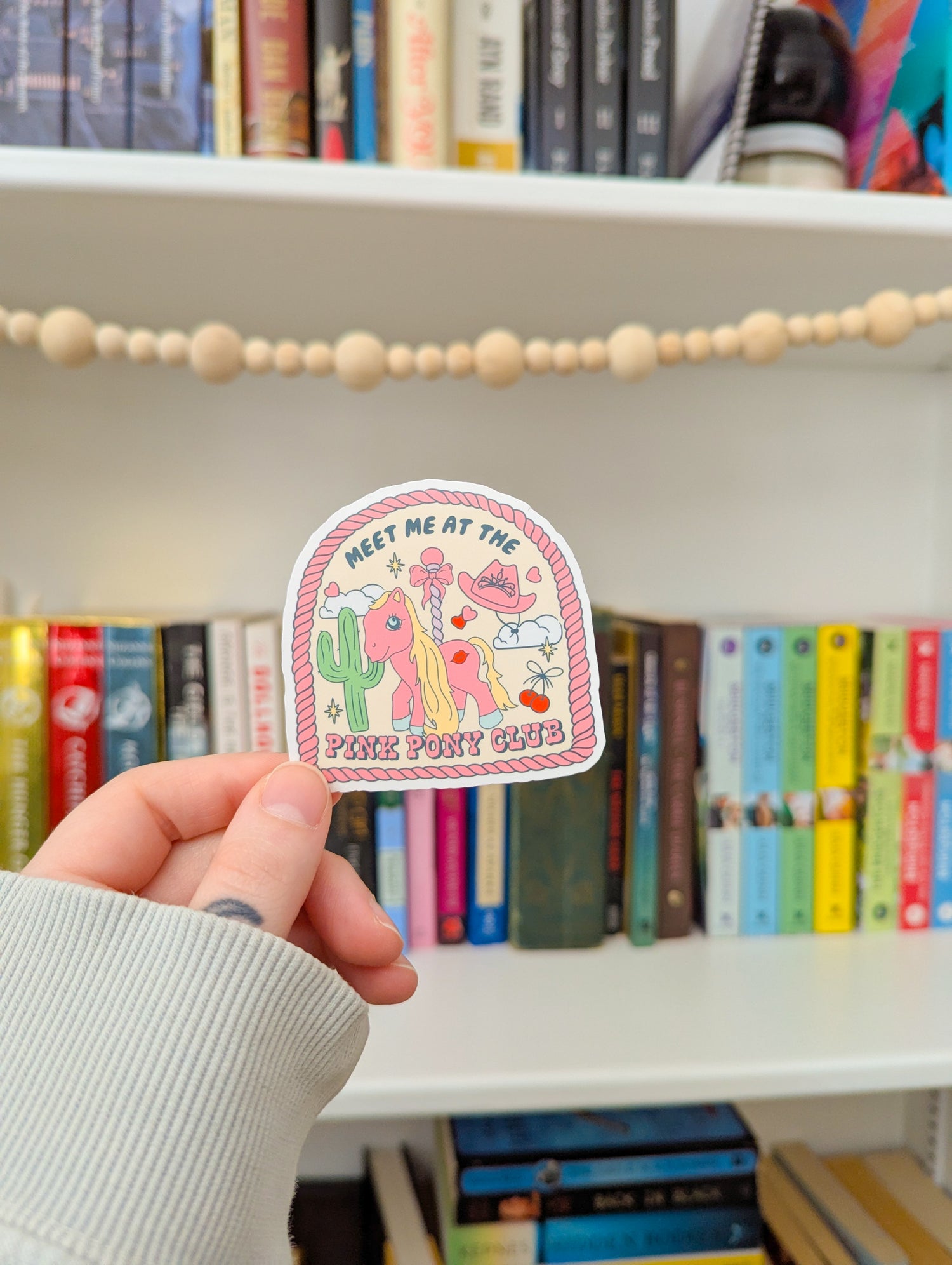 pink pony club sticker