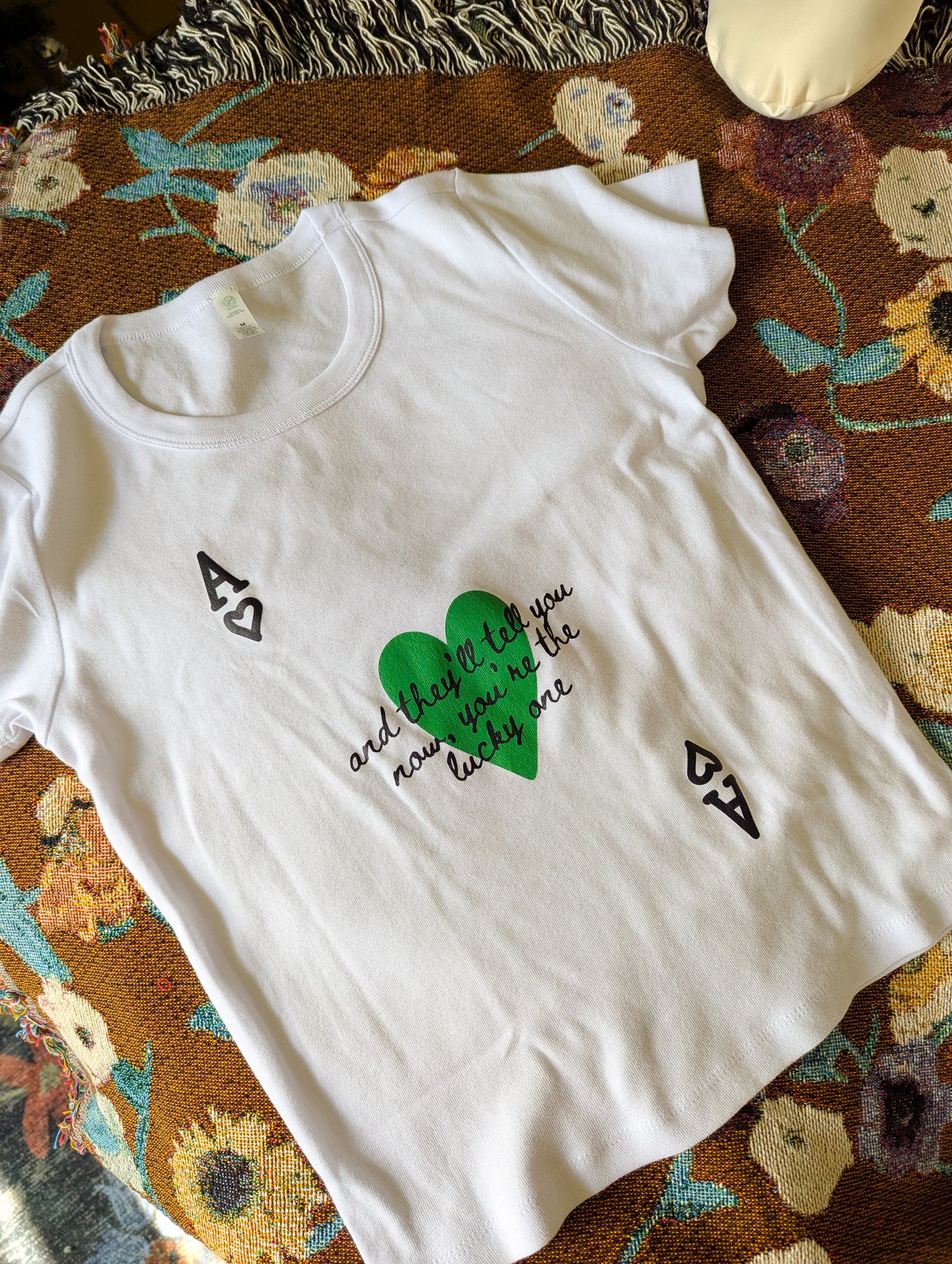 the lucky one rib baby tee