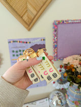 lots o' luck embroidered keychain