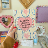to all the stickers i've loved before *sticker book*