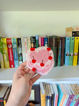 heart cake mug rug