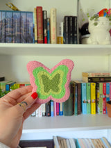 spring butterfly mug rug