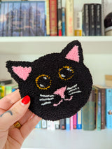 kitty cat mug rug