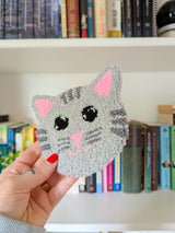 kitty cat mug rug