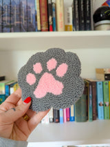 toe beans mug rug