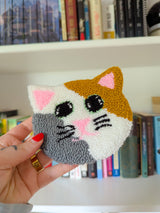 kitty cat mug rug