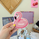 flamingo...ing to the pool mug rug