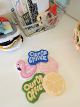 summer break mug rugs