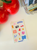 y2k summer sticker sheet