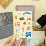 y2k summer sticker sheet