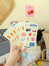 y2k summer sticker sheet