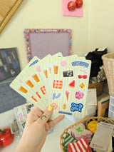 y2k summer sticker sheet