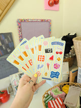 y2k summer sticker sheet